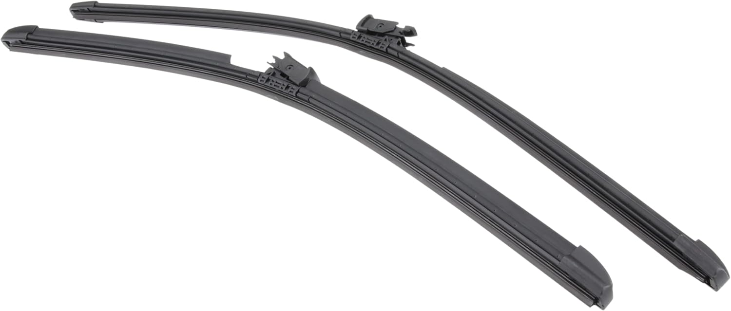 Wiper Blade Set, suitable for vehicles equipped with a heated washer system; includes 26-inch and 23-inch wiper blades