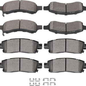 Brake Pad Set — 8-Piece Brake Pad Kit — Auto Parts